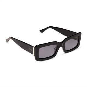 NEW DIFF indy rectangle sunglasses in black